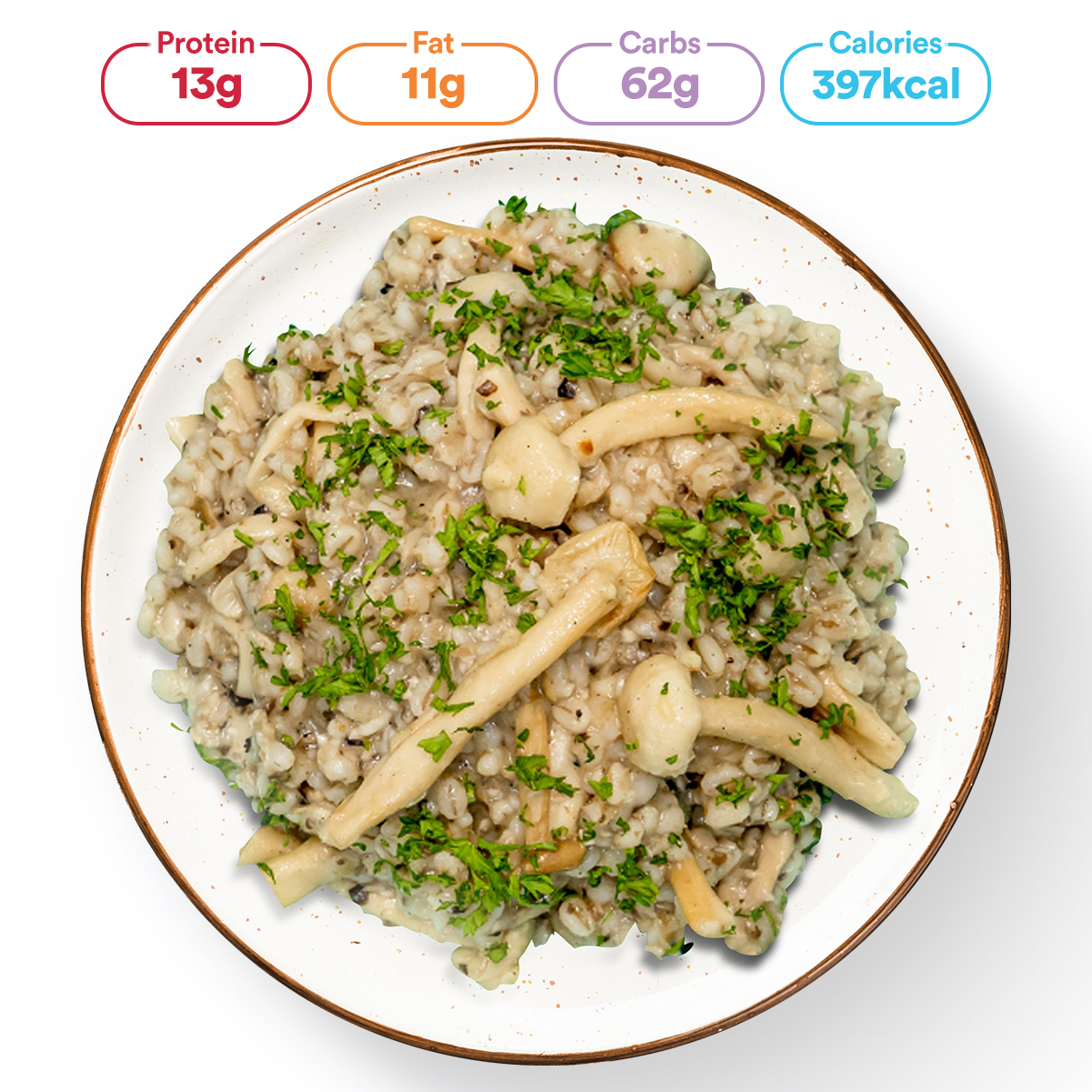Mushroom Barley Risotto
